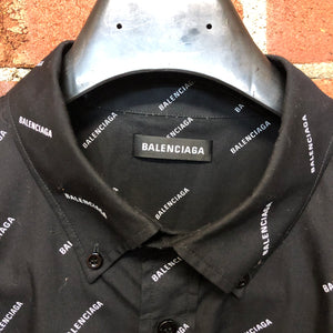 BALENCIAGA logo print shirt