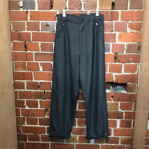 COMME DES GARCONS fine wool and cupro pants