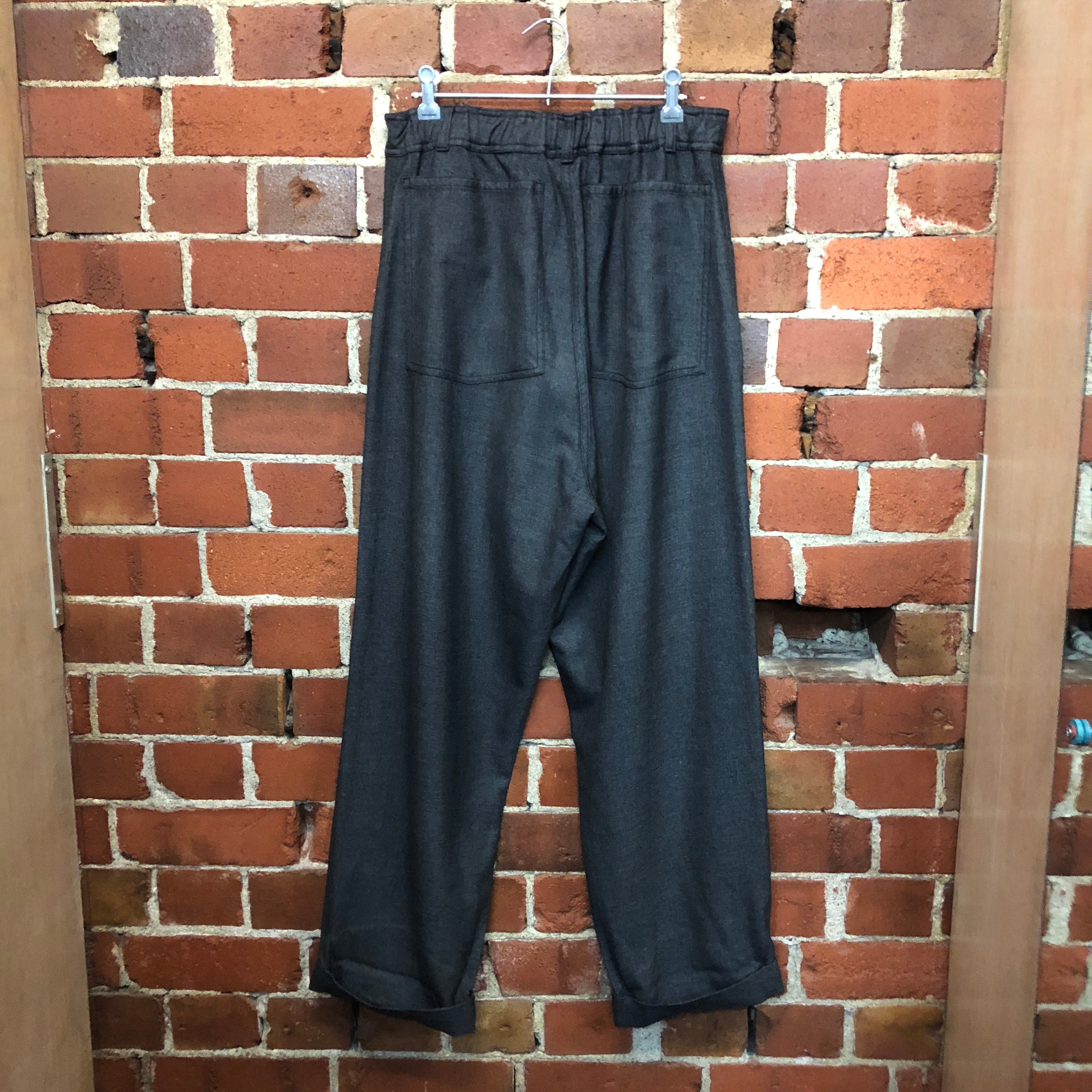 COMME DES GARCONS fine wool and cupro pants
