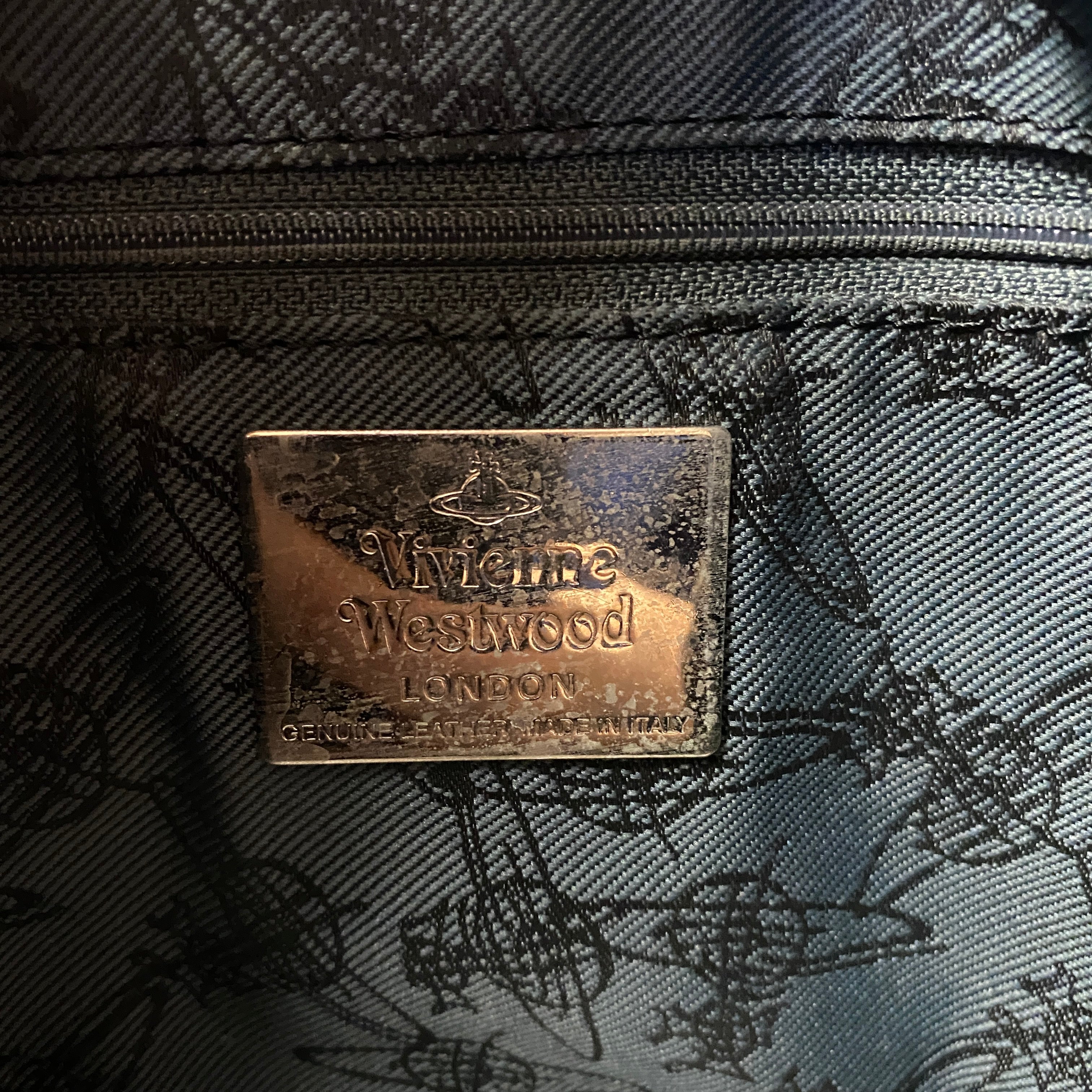 VIVIENNE WESTWOOD Autograph tartan handbag
