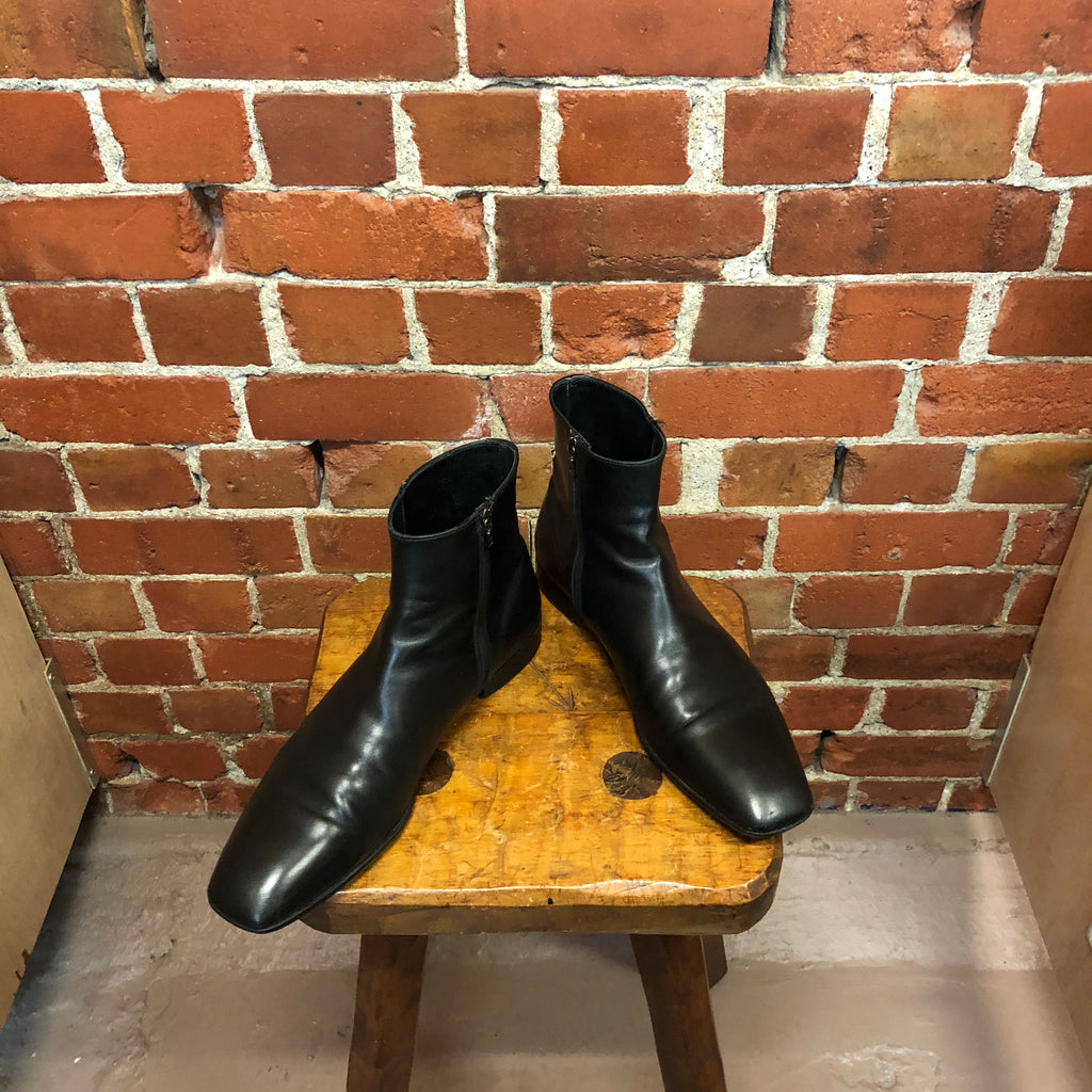 PRADA leather boots 9