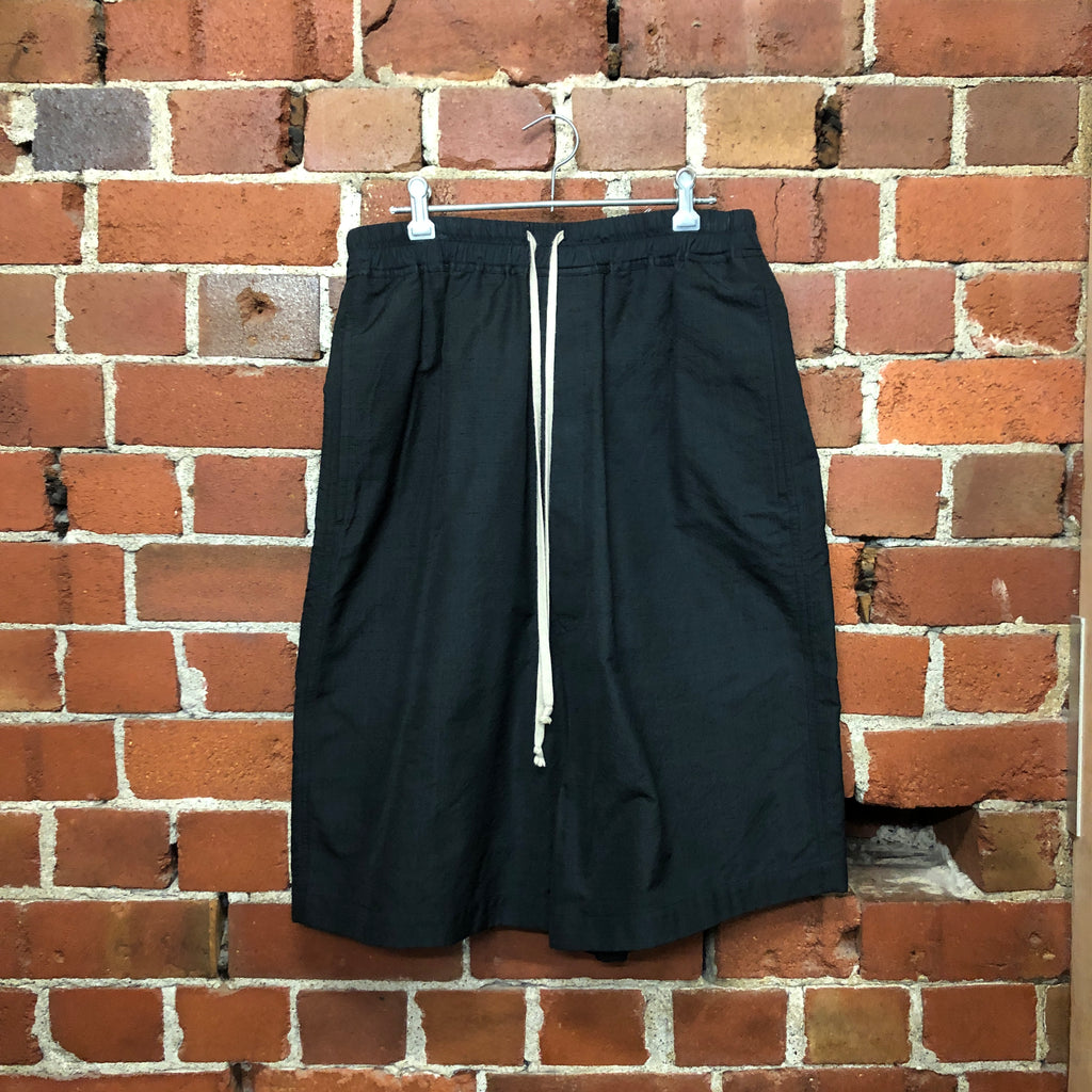 RICK OWENS silk shorts