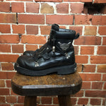 HARLEY DAVIDSON 1990S chunky leather boots