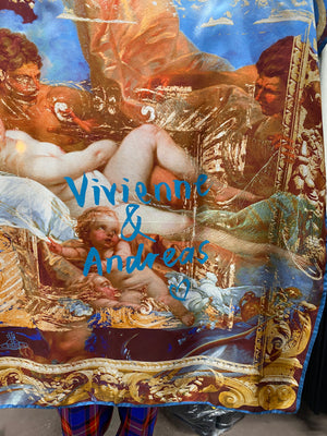 VIVIENNE WESTWOOD Venus and MArs silk scarf