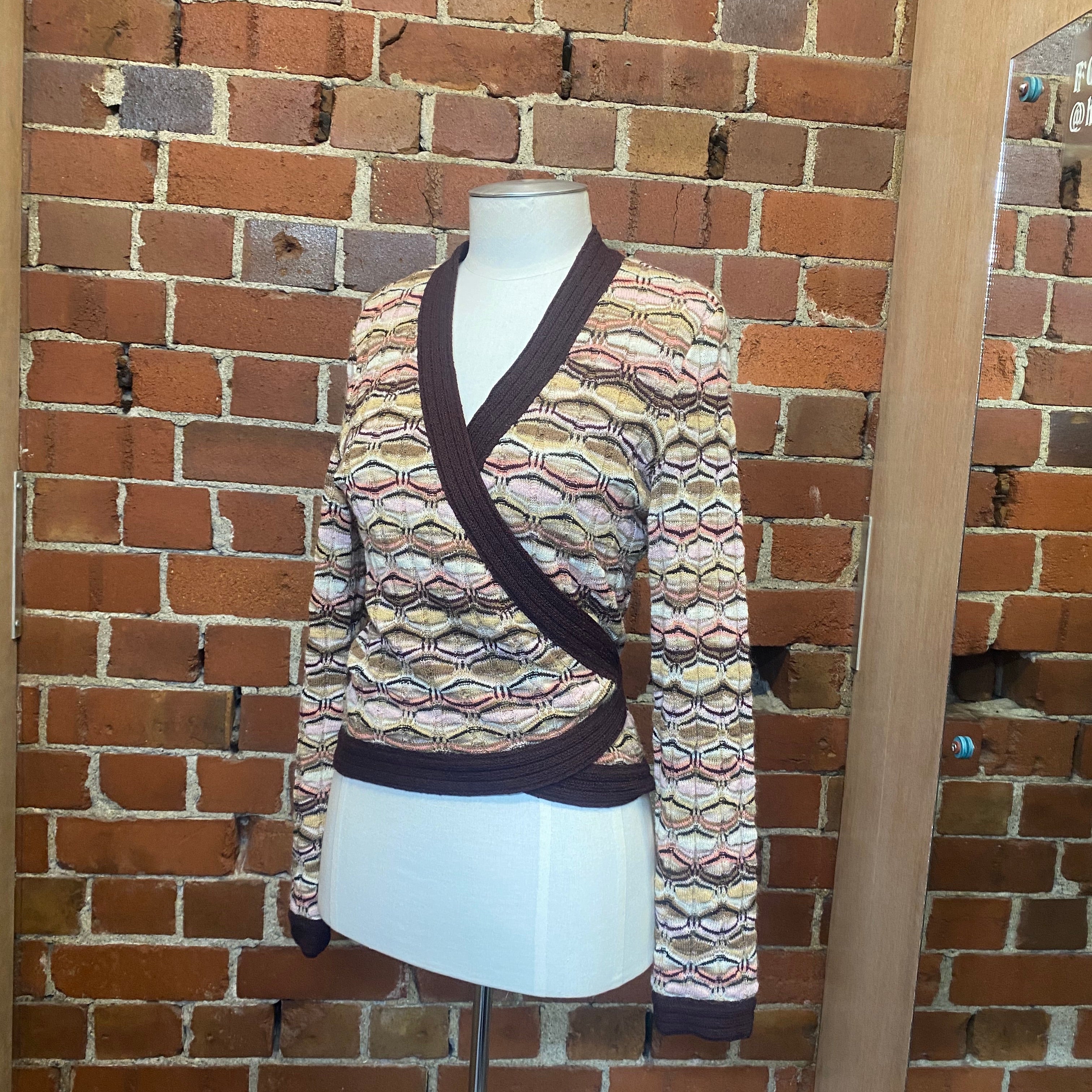 MISSONI wool wrap cardy