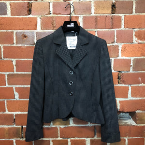 MOSCHINO tailored fine wool jacket