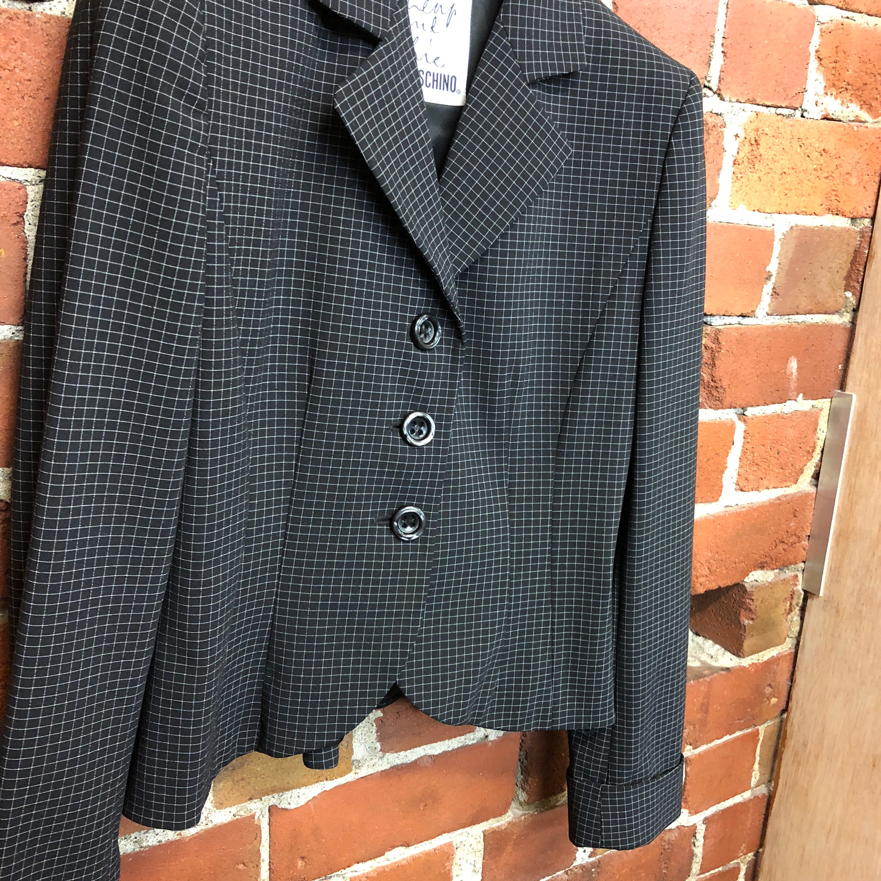 MOSCHINO tailored fine wool jacket