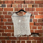 LELA JACOBS hand woven top