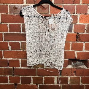 LELA JACOBS hand woven top