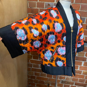KENZO X H&M quilted reversible kimono sleeve jacket
