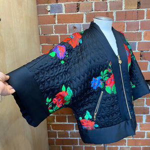 KENZO X H&M quilted reversible kimono sleeve jacket