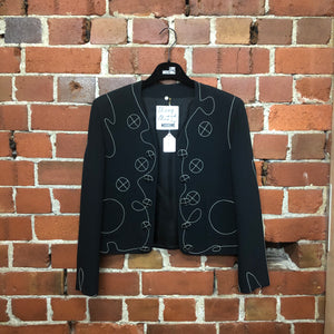 MOSCHINO 1990s stitched jacket