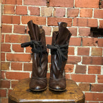 VIVIENNE WESTWOOD leather 'sack' boots 38