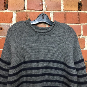 JEAN PAUL GAULTIER nautical wool jumper