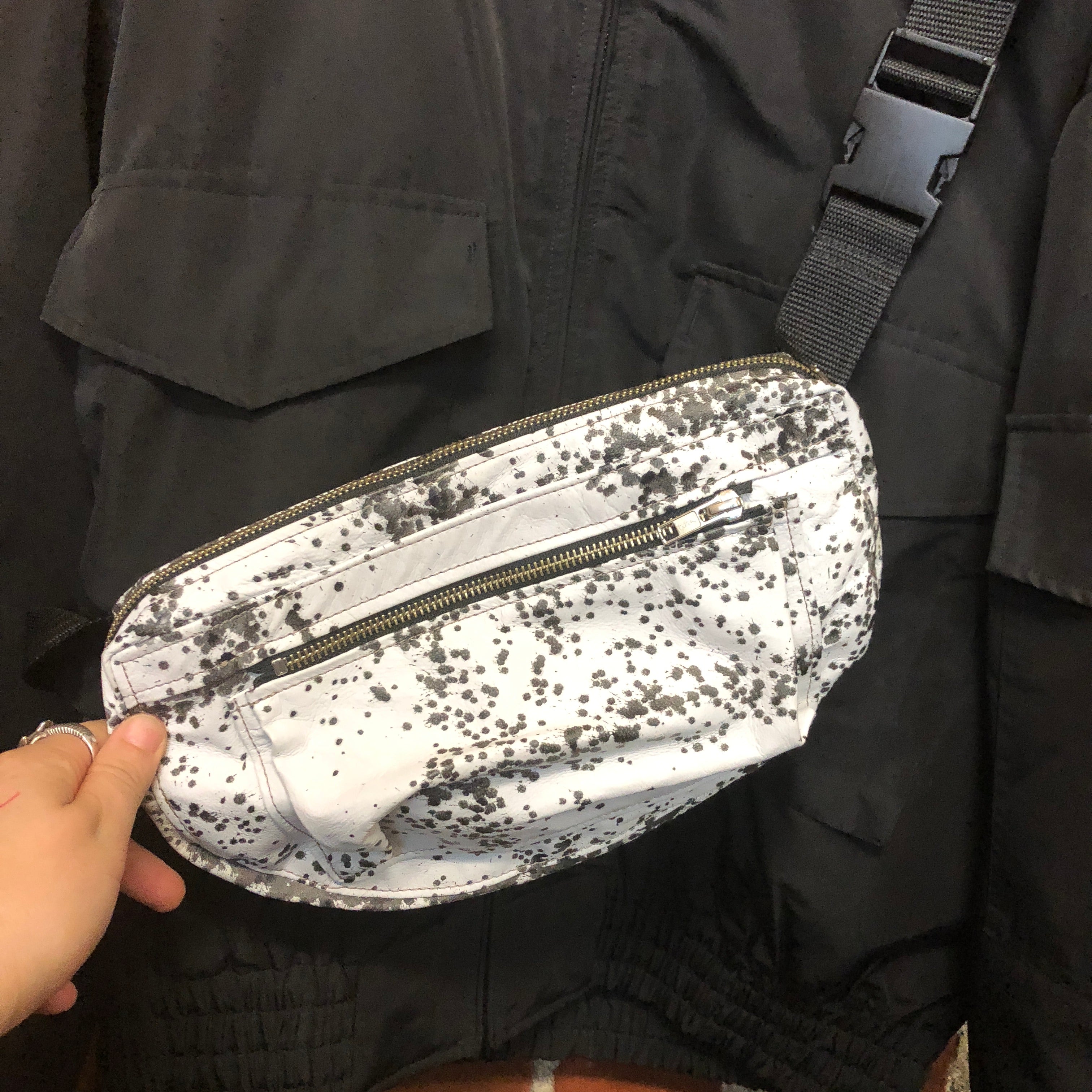 NZ MADE leather bum bag