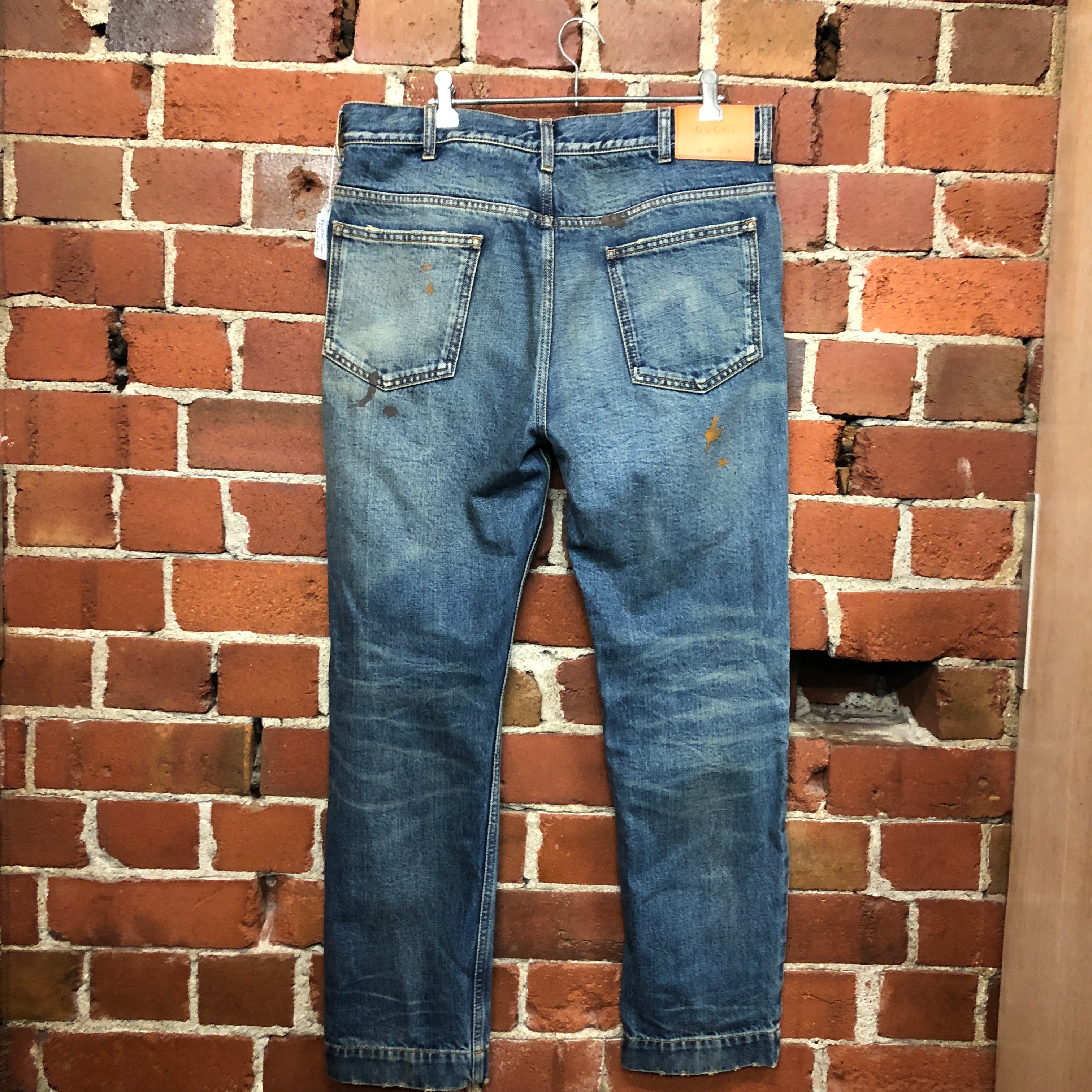 GUCCI 'painters' jeans 34