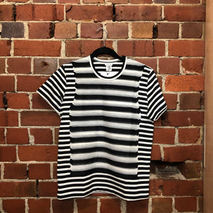 NOIR KEI NINOMIYA x CDG striped tee