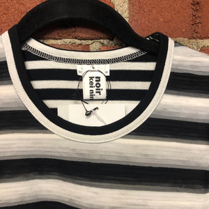 NOIR KEI NINOMIYA x CDG striped tee