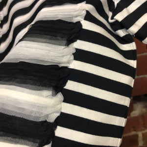 NOIR KEI NINOMIYA x CDG striped tee