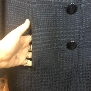 MOSCHINO woven houndstooth coat