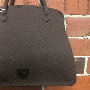 MOSCHINO quilted fabric handbag