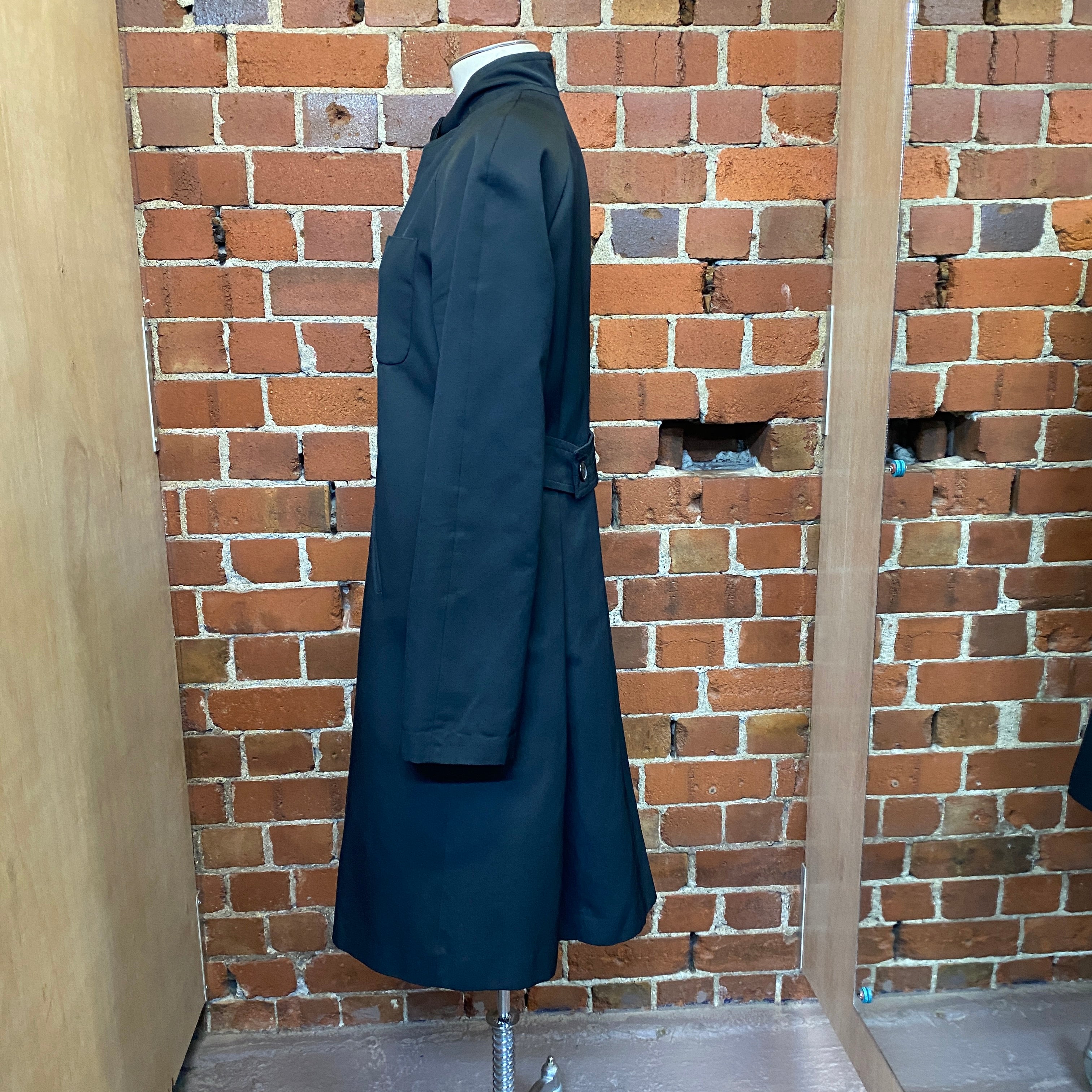 RAF SIMONS drill overcoat