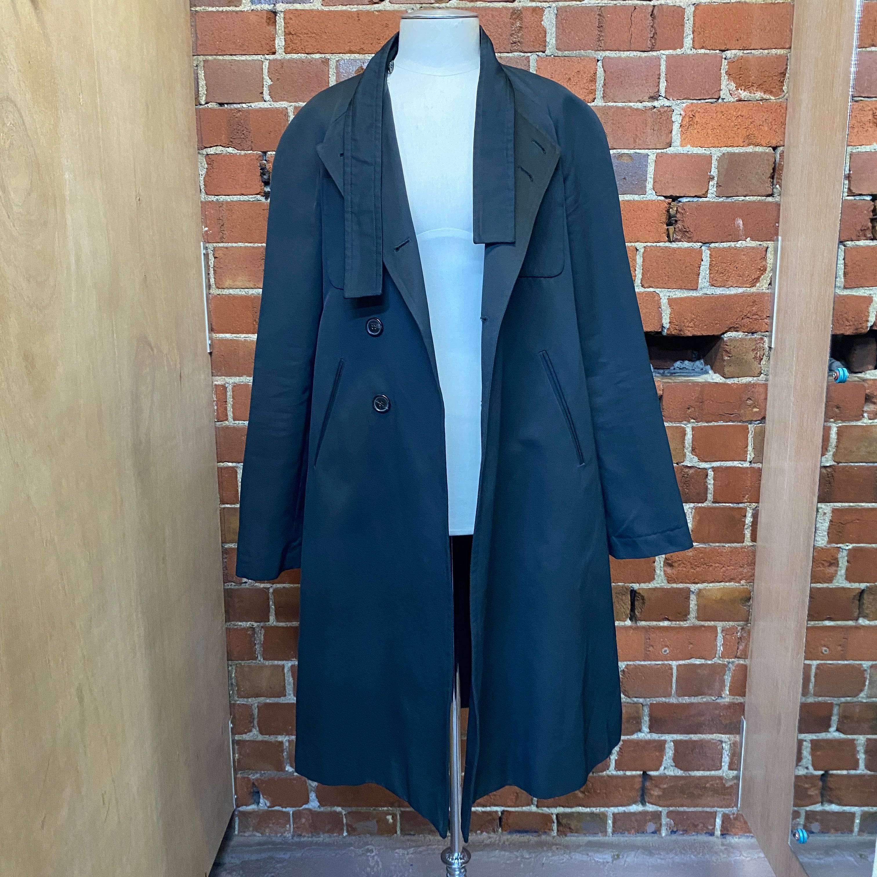 RAF SIMONS drill overcoat