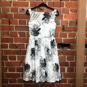 WESTWOOD sribble print cotton dress