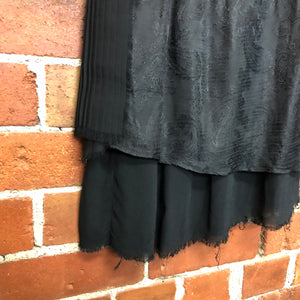 NOM-D mixed fabric skirt