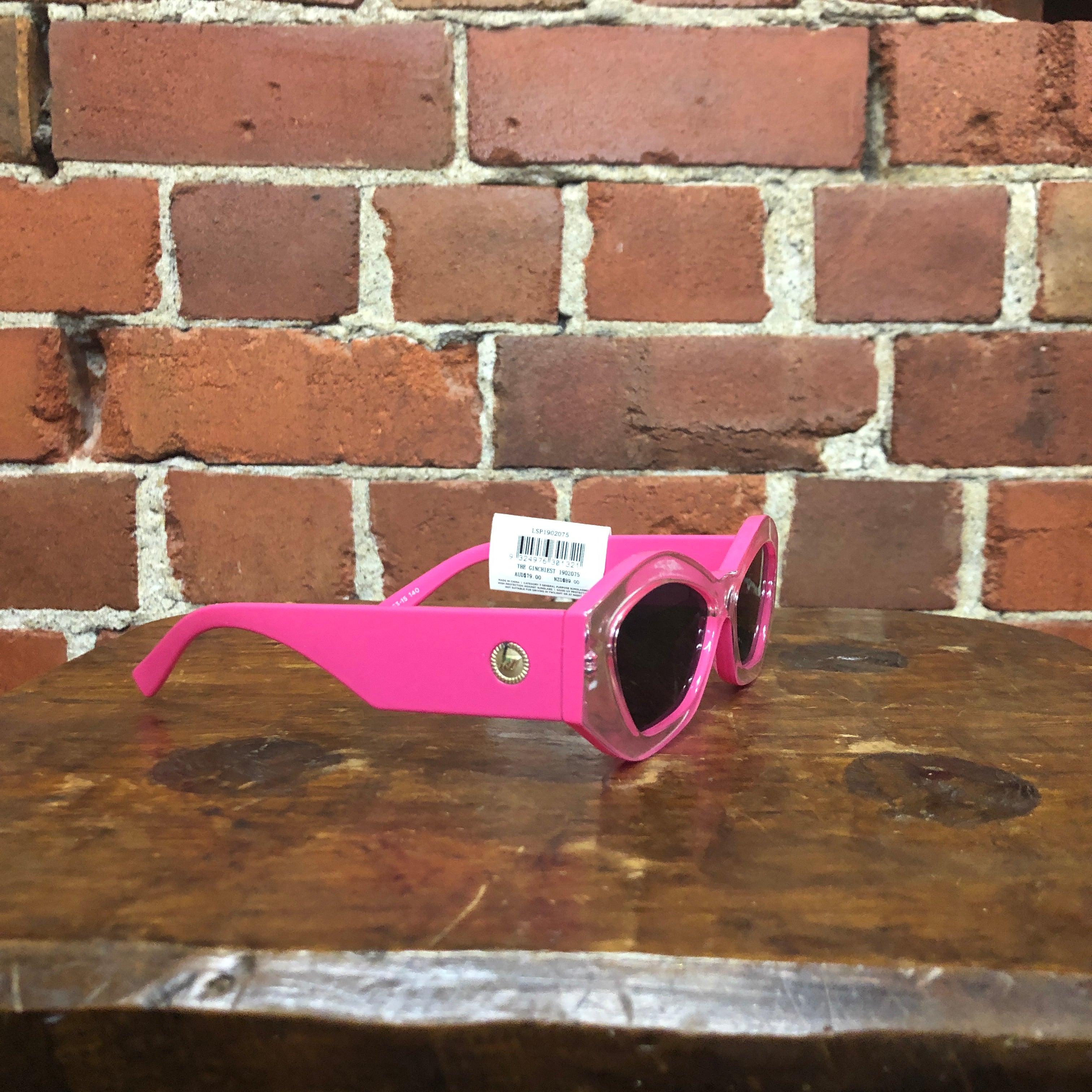 LE SPECS GINSCHET sunglasses PINK/CLEAR