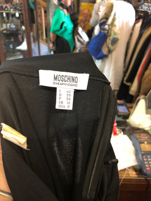 MOSCHINO high neck gown