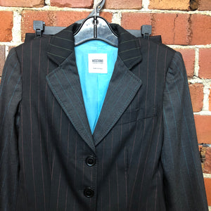 MOSCHINO pinstriped wool suit