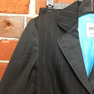 MOSCHINO pinstriped wool suit