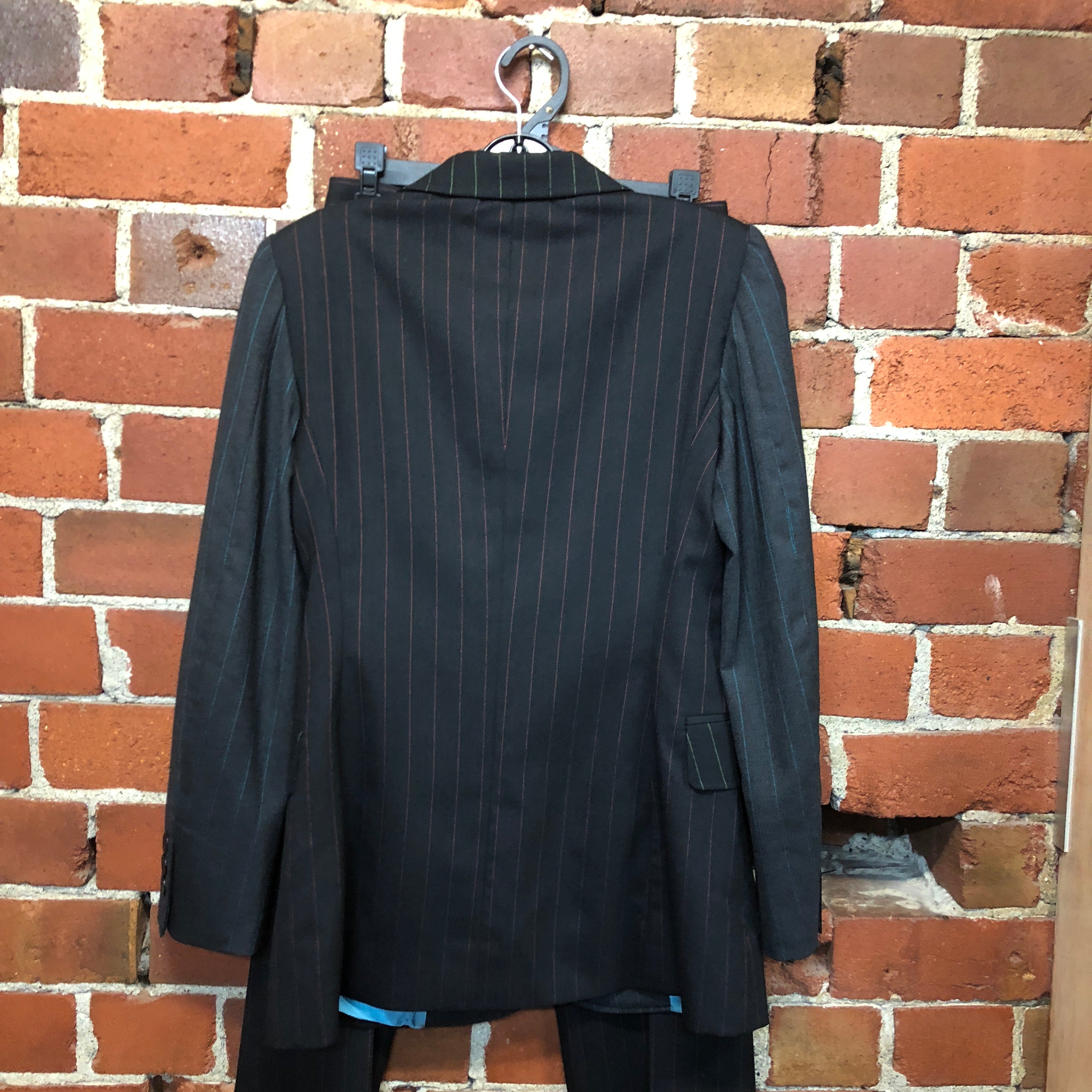 MOSCHINO pinstriped wool suit