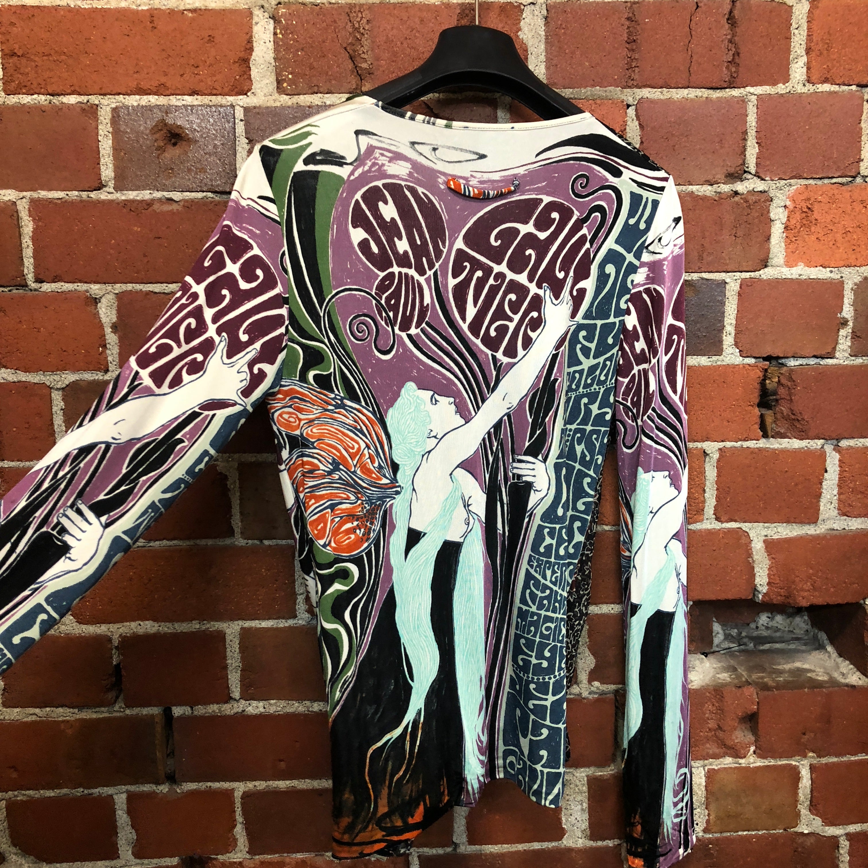 GAULTIER art nouveau print top