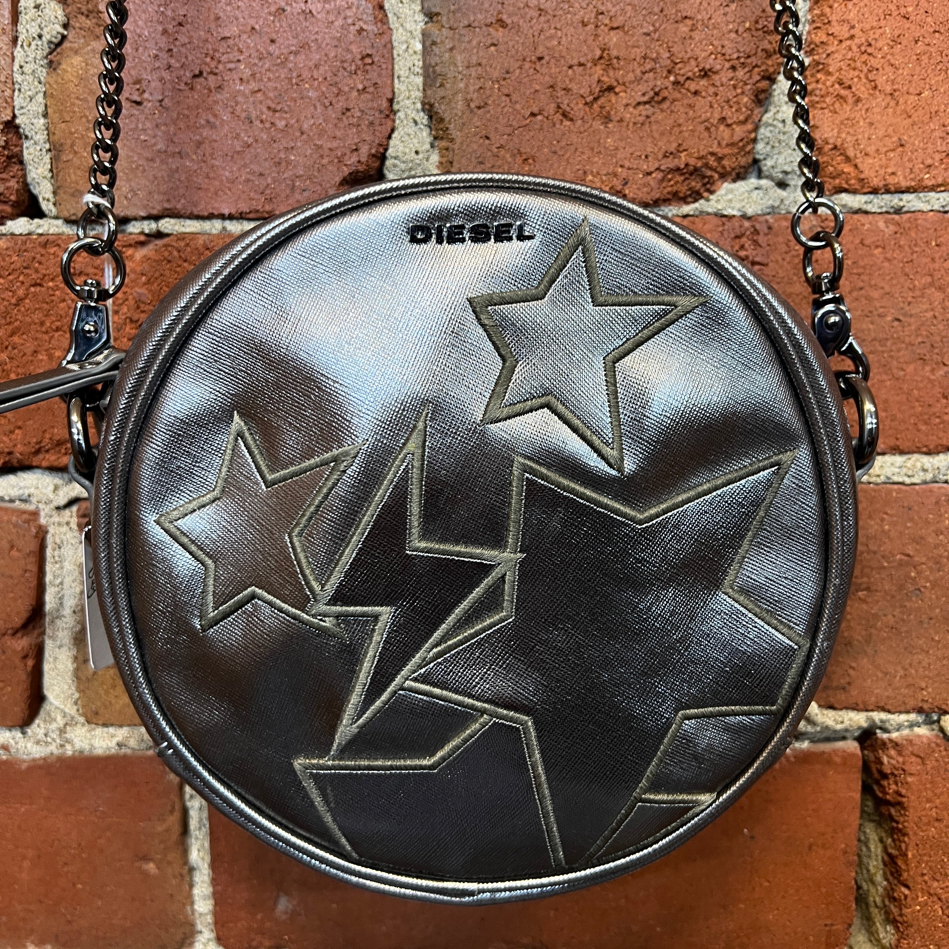 DIESEL silver star bag
