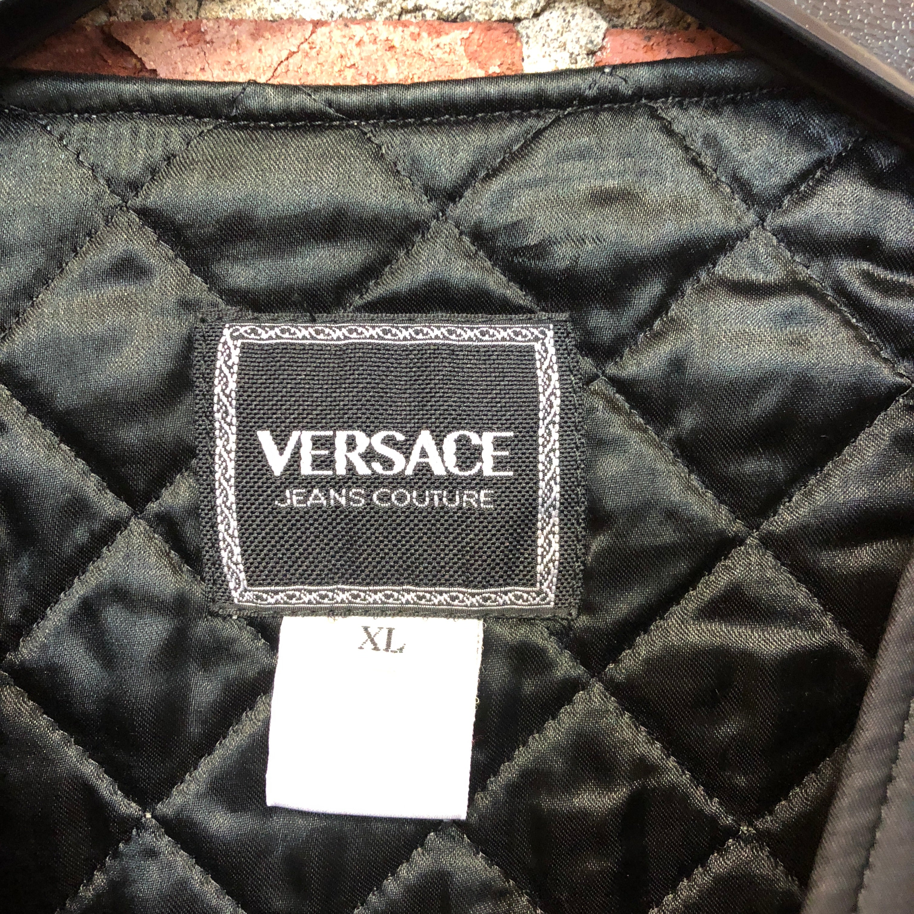 VERSACE 1990s nylon quilted vest