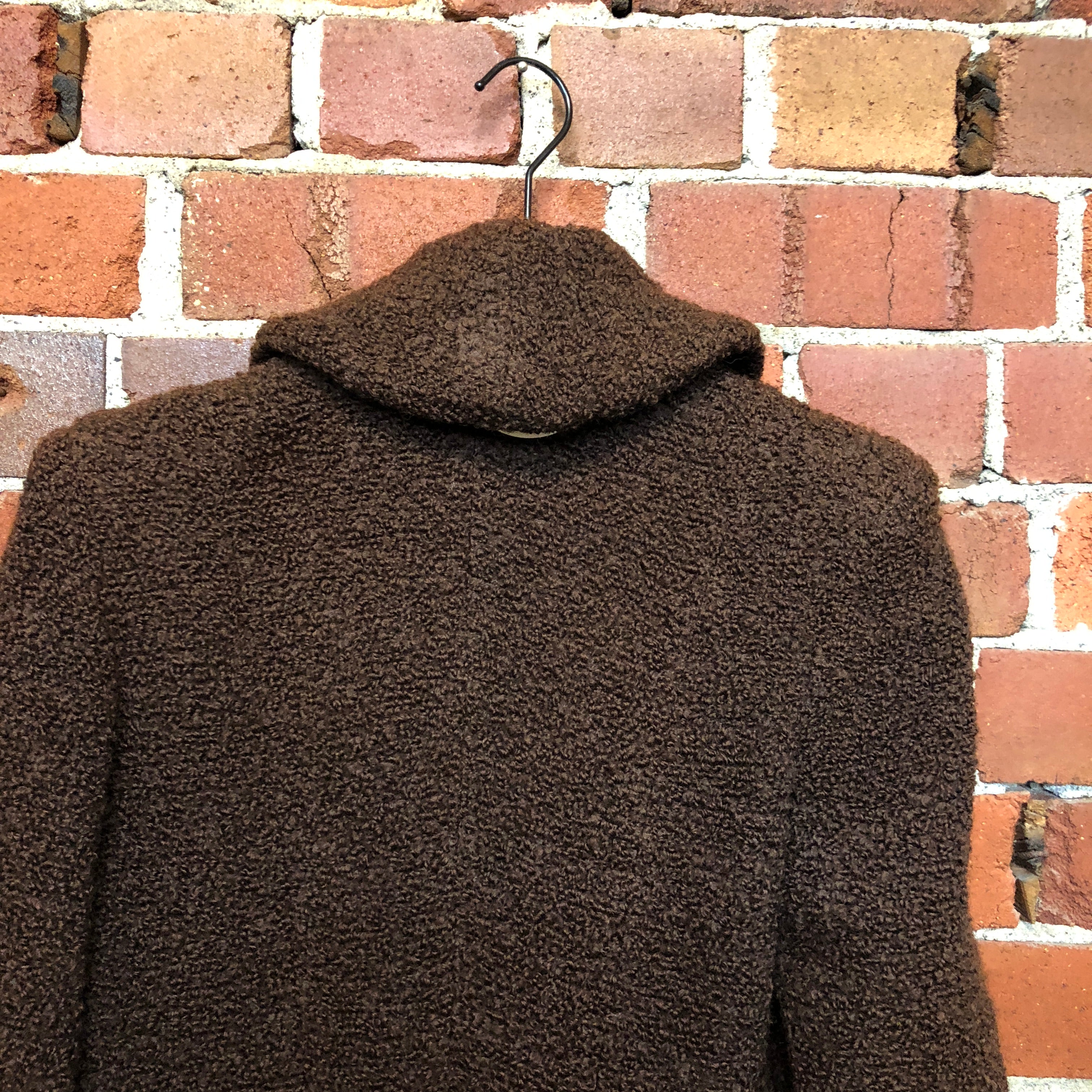 1940s wool boucle coat