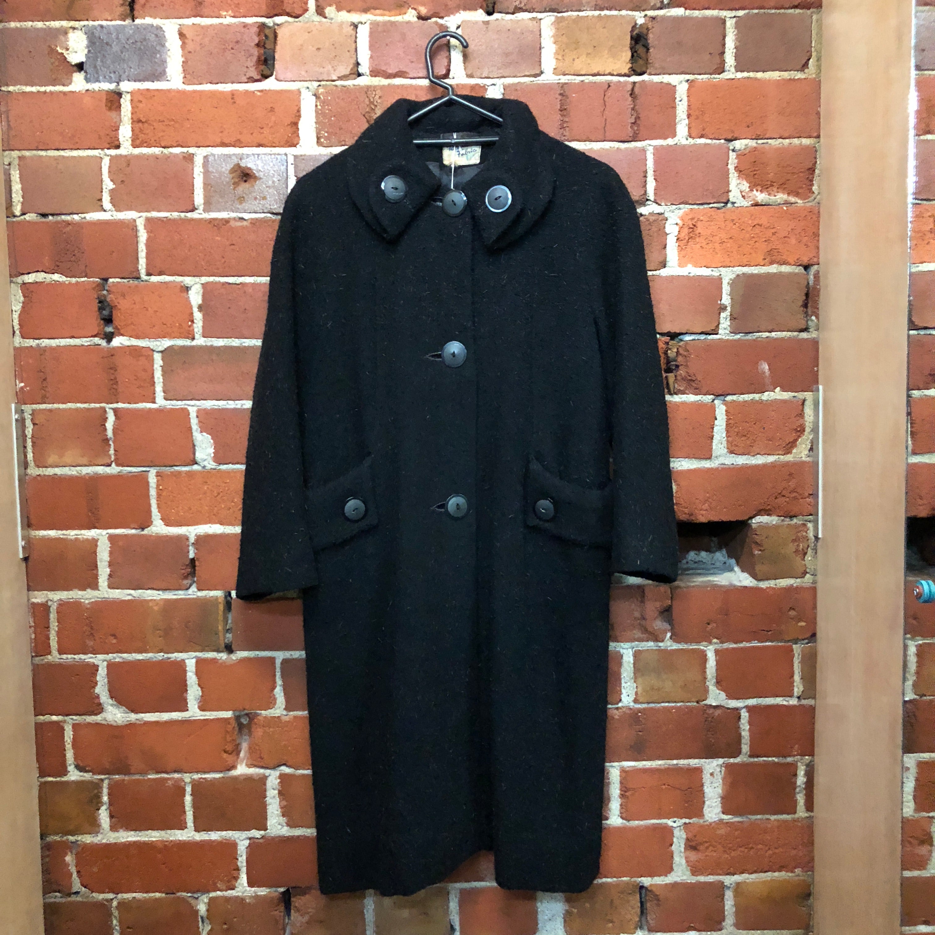 1960 alpaca wool coat