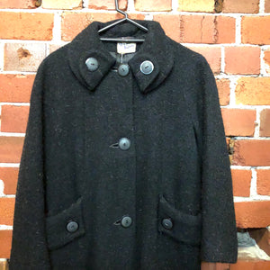 1960 alpaca wool coat