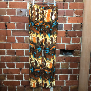 GAULTIER jeans egyptian print pants