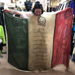 ITALIAN Flag designer cashmere scarf