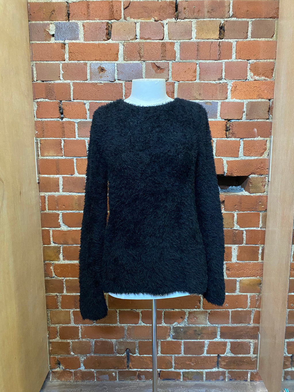 COMME  DES GARCONS fluffy wool jumper