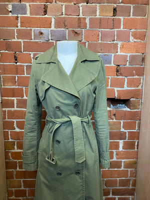 WORKSHOP cotton lined trench coat