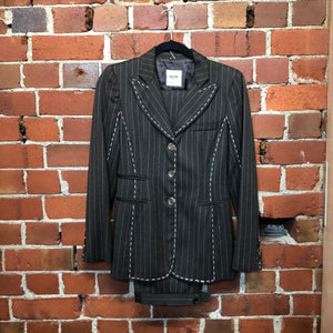 MOSCHINO pinstripe trouser suit!