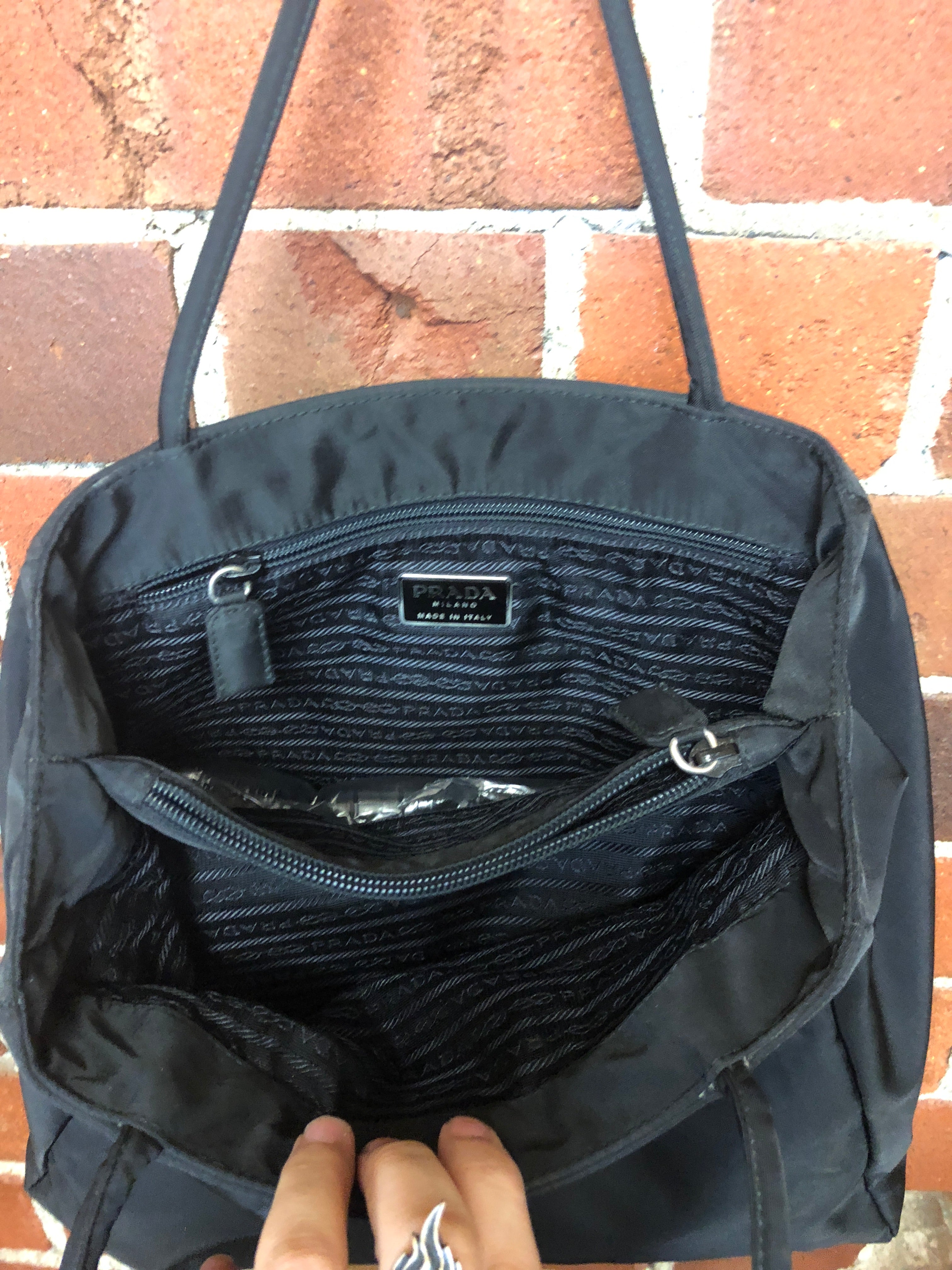 PRADA nylon handbag