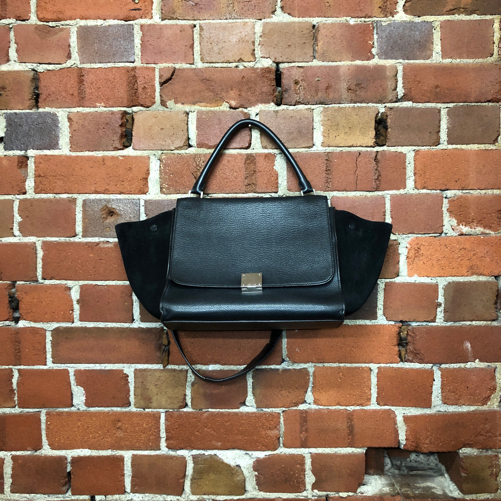 CELINE TRAPEZE leather handbag