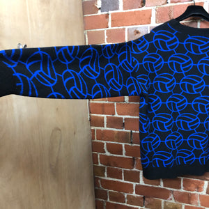 GOSHA football print jumper