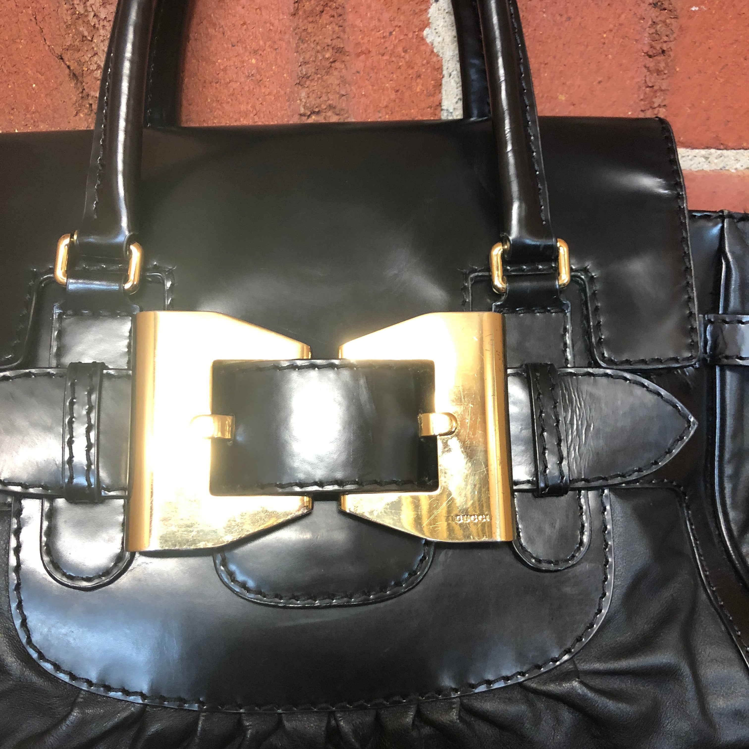 GUCCI leather handbag