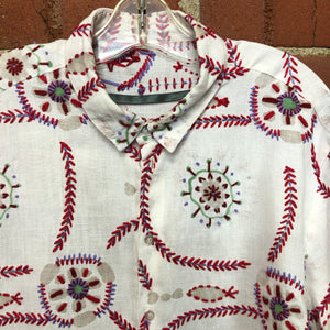 ZAMBESI embroidered  linen shirt
